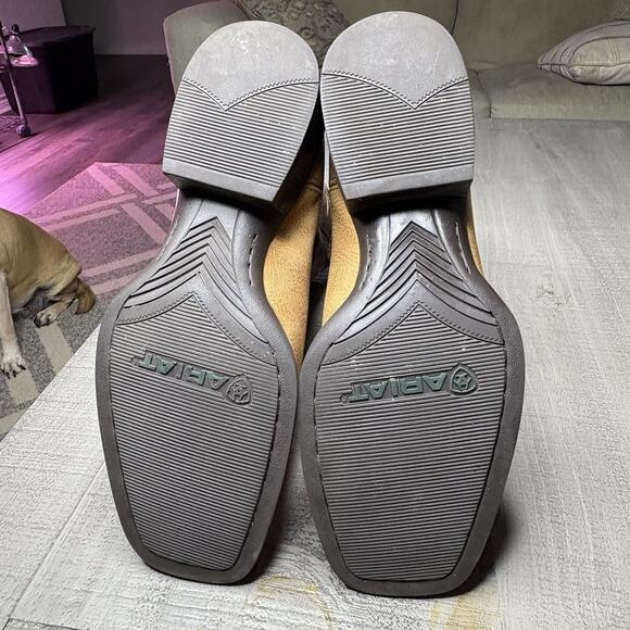 Ariat Men’s Size 12EE Western Cowboy Boot Sport Pardner Western Matte Tan Buck - Picture 7 of 8